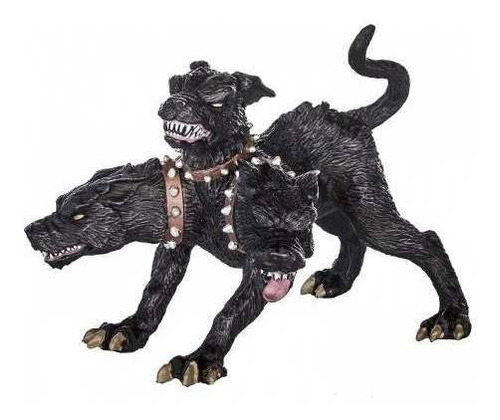 Figura Safari Perro Guardián Cerberus Hades Juguete Calidad