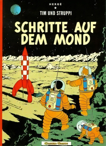 Tim Und Struppi 16. Schritte Auf Dem Mond, De Hergé. Editorial Casterman Frances, Tapa Blanda En Francés