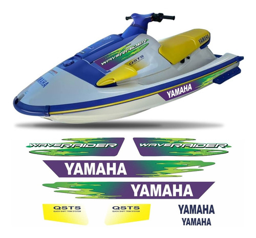 Kit Adesivos Compatível Com Yamaha Jet Ski Wave Raider Kit42