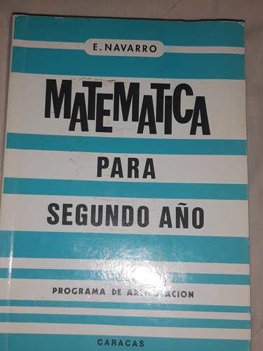 Libro Matemáticas Navarro 5to Año