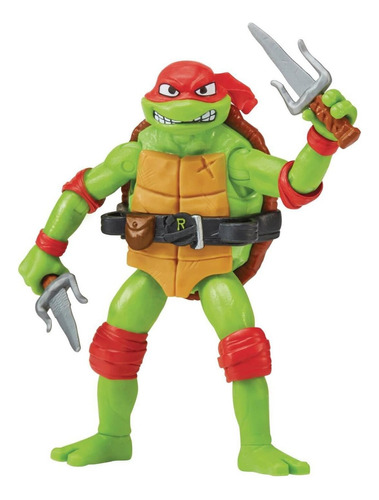 Muñeco Figura Raphael + Accesorios Las Tortugas Ninja M4e 