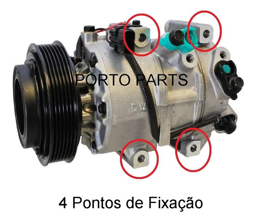 Imagem 2 de 7 de Compressor Ar Cond Kia Sportage Hyundai Ix35 2.0 Acima 2011