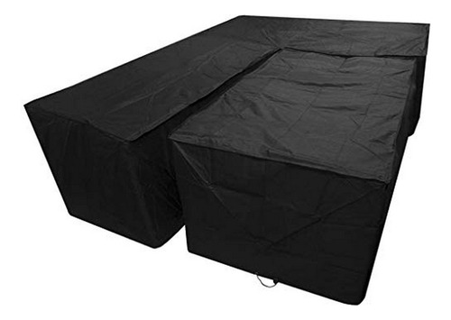 Cobertor Sofá L-shape Y Mesa Rectangular, Impermeable - Set 