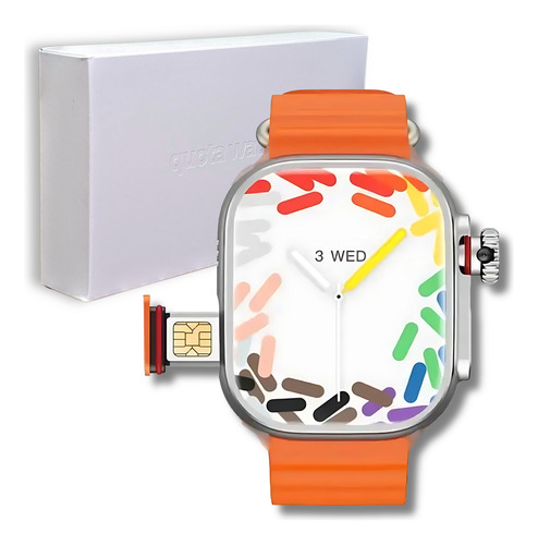 Reloj Inteligente Go Juegos Wifi Gps Hombre Spotify Whatsapp Plateado