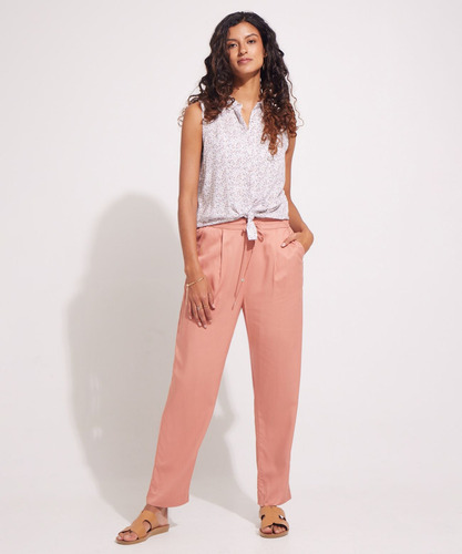 Pantalon Mujer Patprimo Jogger Rosa Rayón 30071595-20480