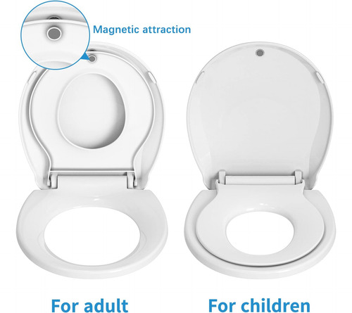 Asiento De Inodoro Redondo Para Niños De Material Seguro