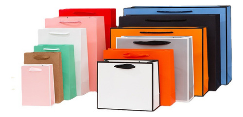 Bolsa Vertical De Papel Kraft 3x16x8 Lados 22
