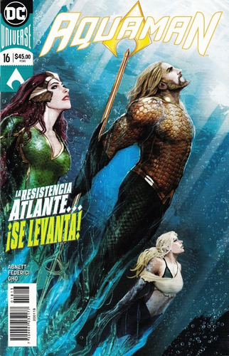 Comic Dc Universe Aquaman # 16 La Resistencia Atlante 