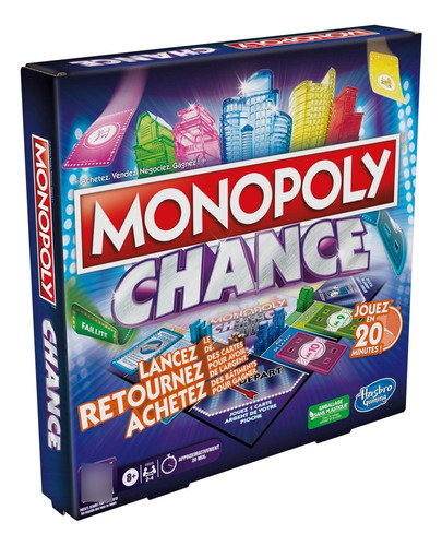 Juego De Mesa Hasbro Gaming Monopoly Chance +8