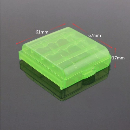 Case Para Pilhas Aa E Aaa Kit Com 10 Peças Cores Variadas