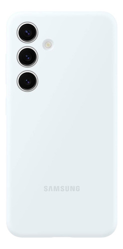 Funda De Silicona Para Original Samsung Galaxy S24 Blanco