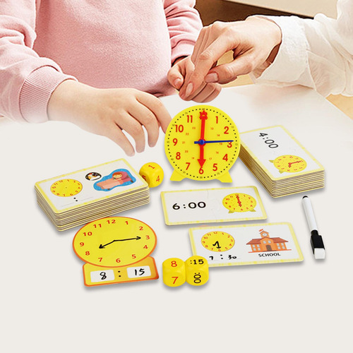 Reloj Didáctico Para Decir La Hora, Reloj Con Engranajes,