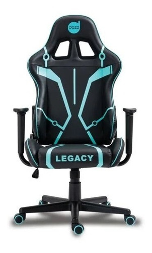 Cadeira Gamer Dazz Legacy Series Preto/azul - 62000144 Cor Preto e azul