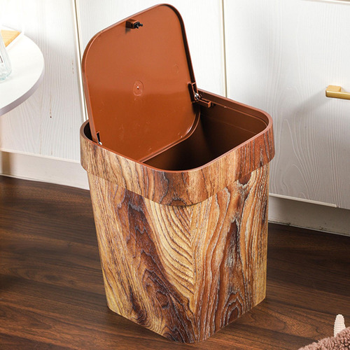 Cesta De Basura De Basura De Basura De Basura, Rústica Con