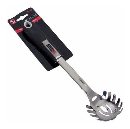 Imagen 2 de 6 de Utensilio Escurridor Cuchara Para Servir Pasta Smart Cook