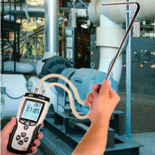 Manómetro Termoanemómetro Con Sonda Pitot Cem Dt-8920