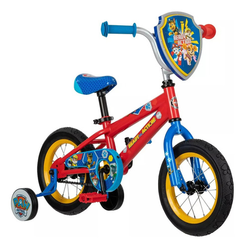 Bicicleta Infantil Nickelodeon Paw Patrol 12  Roja Importado