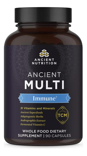 Ancient Nutrition Multivitaminico Para Apoyo Inmunologico, I