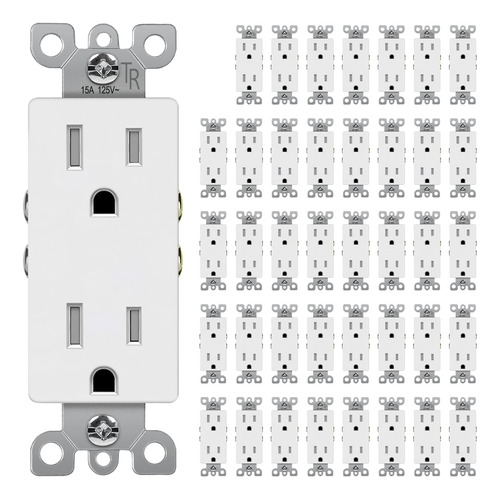 Toma Corriente Electrica Pared Decorativa 15 Amperio 125 V W