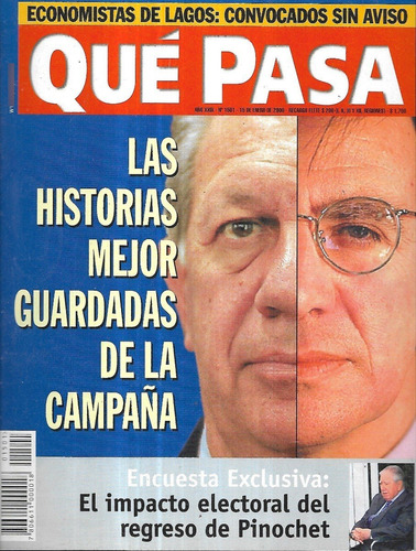 Revista Qué Pasa 1501 / 15 Enero 2000 / Historias Campaña