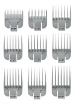 Comprar Juego De 9 Peines Plasticos Andis Máquinas Barberia Profesio