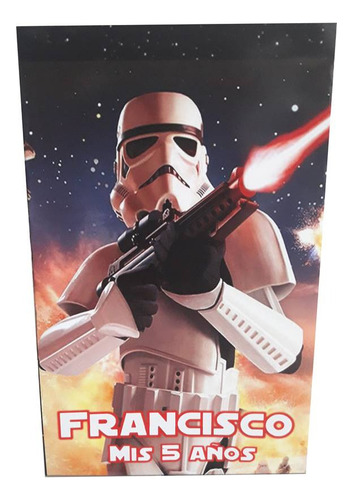Souvenir Bolsita Star Wars Personalizada X45u