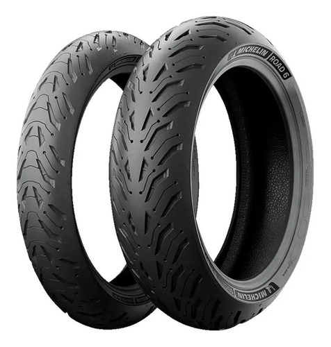 Par Pneus Michelin Road 6 120/70-19 180/55-17 Bmw 1200 1250