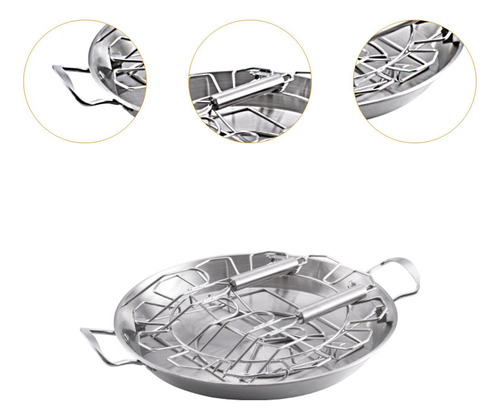 Suporte Para Coxas E Asas De Frango, Com Bandeja Coletora,