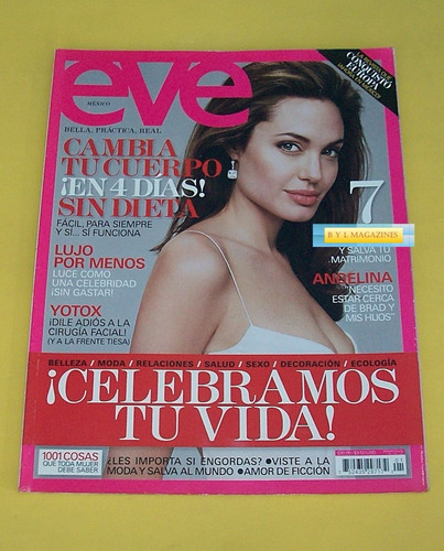 Angelina Jolie Revista Eve Mexico 2007 Lauren Bacall