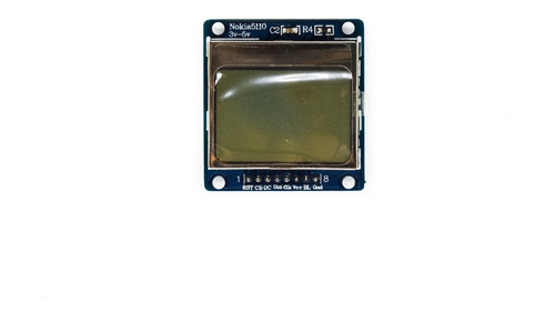 Display Lcd Nokia Mono Arduino Spi Interface 84 X 48 Pixel