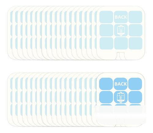 40 Tarjetas De Pegamento Compatibles Con Safer Home Sh502 Y