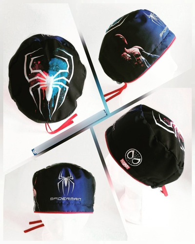 Gorros-quirurgicos Spiderman, Hombre Araña