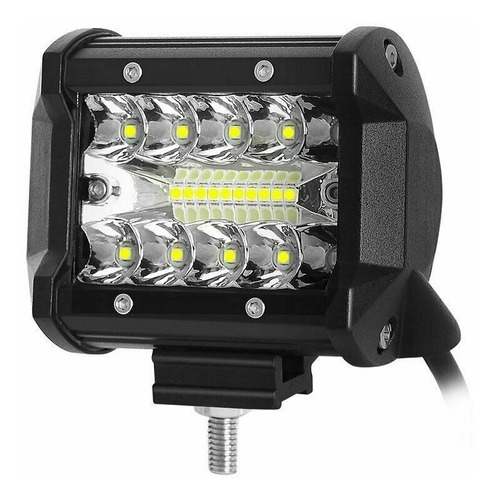 Imagen 4 de 10 de 2 Faros Reflector Auxiliar Led 60w Spot Luz Blanca 4x4 A-vip