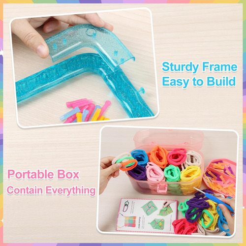 Kit De Telar Para Niños, Ideal Para Niñas De 6 A 1