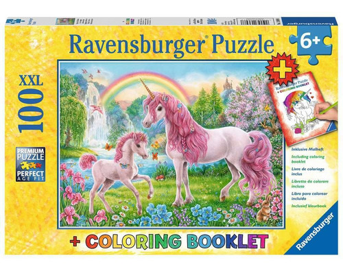 Ravensburger Magical Unicorns - Rompecabezas Xxl De 100 Piez