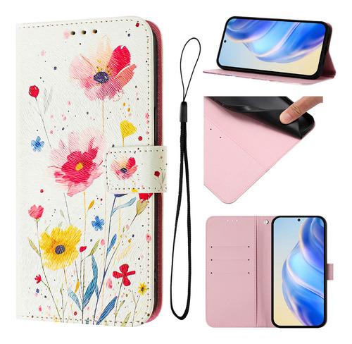 Funda De Piel A Prueba De Golpes Para Teléfono Inteligente Huawei P, Funda Tipo Cartera, Bolsa Ch0511