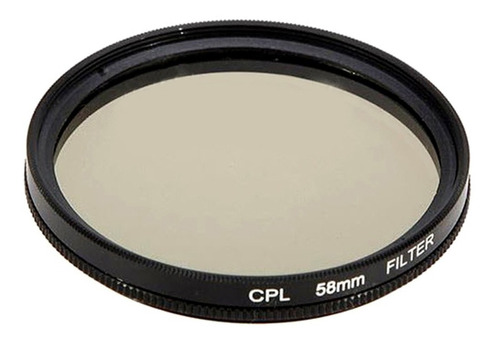 Filtro Polarizador Cpl Ø58mm Anti Reflejo