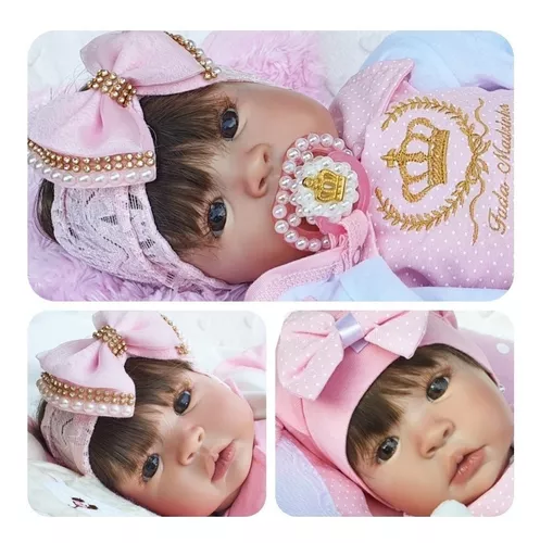 Bebe Reborn Menina Silicone Promoçao Princesa Boneca Poa