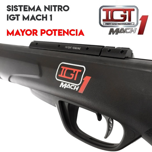 Imagen 3 de 10 de Rifle Aire Comprimido Gamo G Magnum 1250 5.5 Igt Mach Nitro