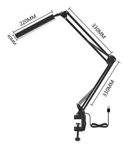 Lámpara De Lectura O Escritorio Led Regulable