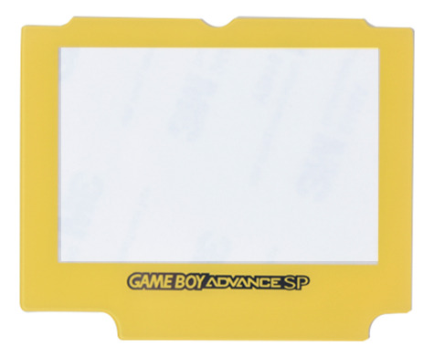 Mica Vidrio Color Amarillo Para Game Boy Advance (gba) Sp