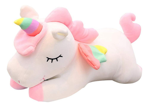 Aplicable A Unicornio Pony De Peluche Arcoiris Tipo Pegaso