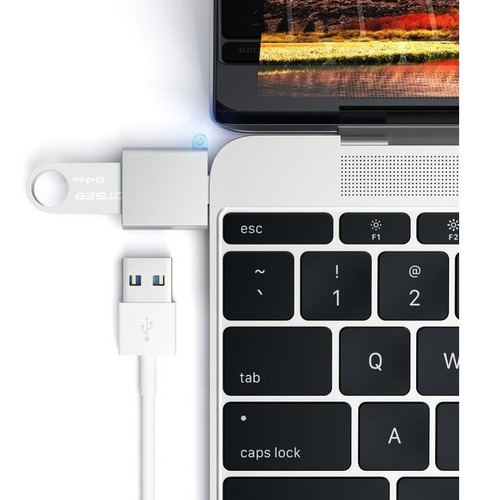  Adaptador Otg Tipo C Usb C Macho A Usb A 3.0 Hembra Satechi