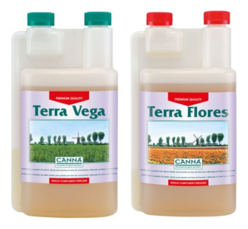 Bi Pack Canna 1lt Terra Vega + Terra Flores