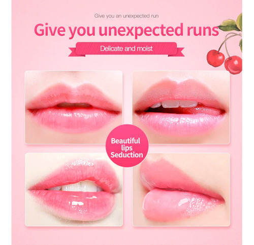 Parches Para Labios Colágeno Fresa 10pz Hidratación Full