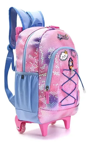Mochilas con carrito y lentejuelas outlet