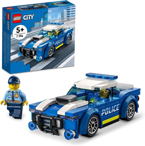 Kit De Construcción Lego City 60312 Auto De La Policía, 94pz