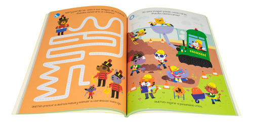 Libro Infantil Con 100 Actividades Para Aprender Y Divertirte 4 Años