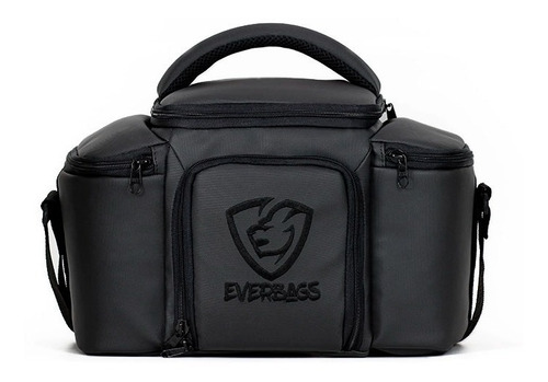 Bolsa Térmica Fitness Marmita Lacheira Academia Top Preto Pt