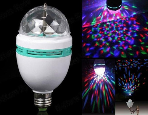 Lámpara LED giratoria Mini Party Light Ds 85260 de 13 x 7 x 13 cm